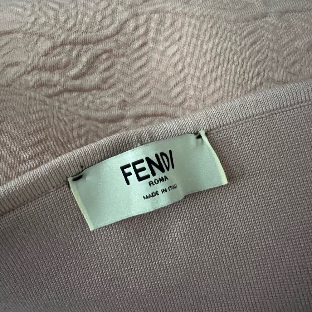 Fendi FF Karligraphy High Waisted Skirt Retail 1700 FF Zucca - Picture 7 of 9